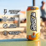 GHOST ENERGY Sugar-Free Energy Drink - 12-Pack， WARHEADS Sour Green Apple， 16oz - Energy & Focus & No Artificial Colors - 200mg of Natural Caffeine， L-Carnitine & Taurine - Soy & Gluten-Free， Vegan - Image 4